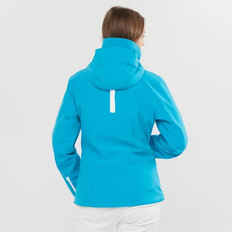 Salomon Speed Women's Insulated Jackets Turquoise | CA 56I9